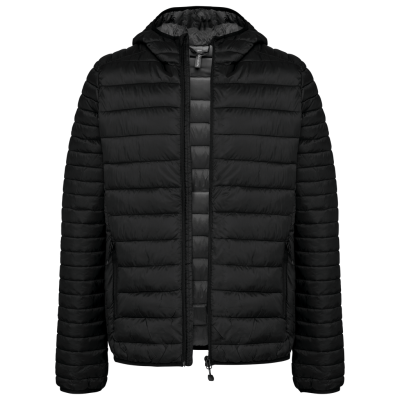 Men's lightweight hooded padded jacket